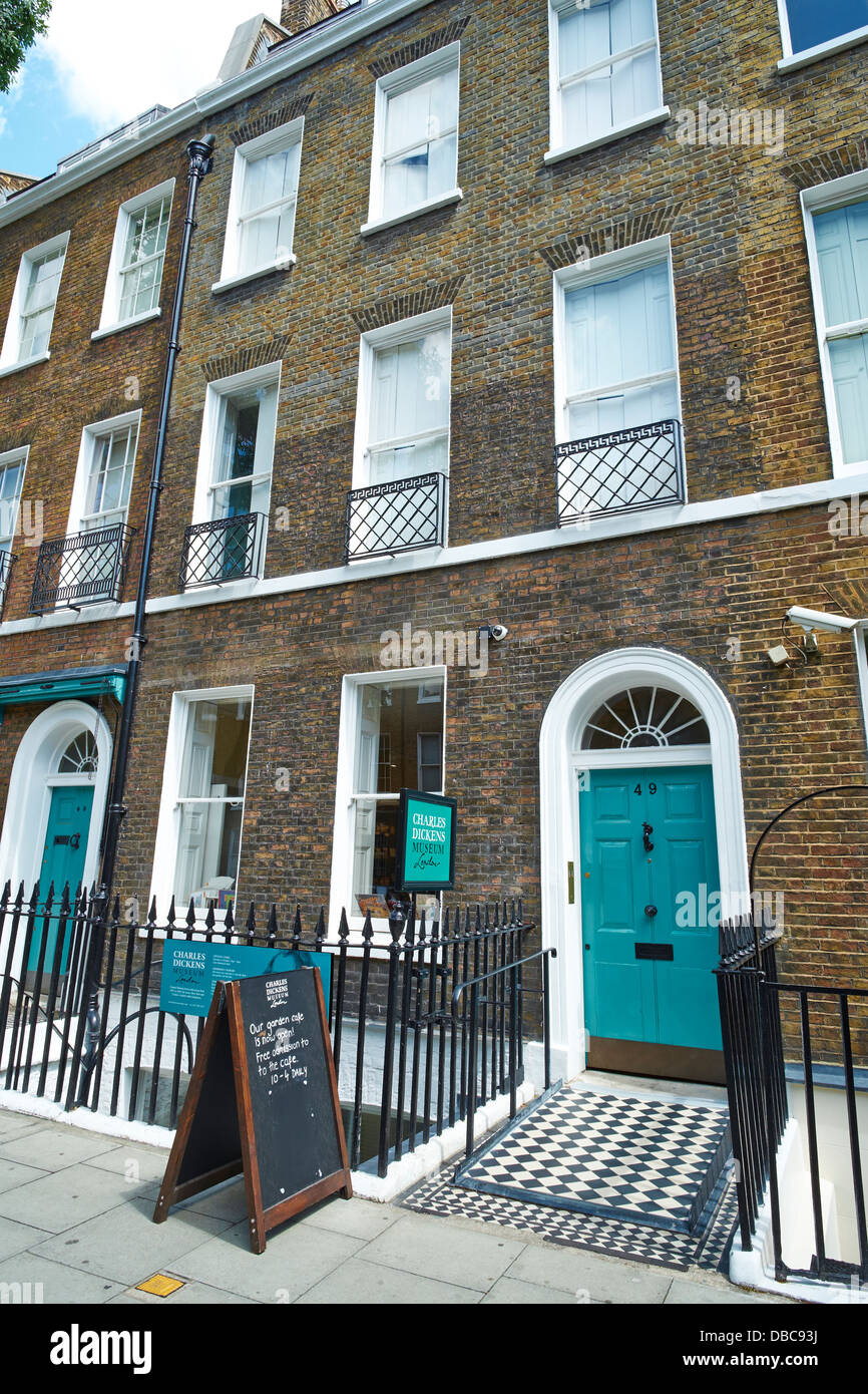 Charles Dickens Museum Doughty Street London REGNO UNITO Foto Stock