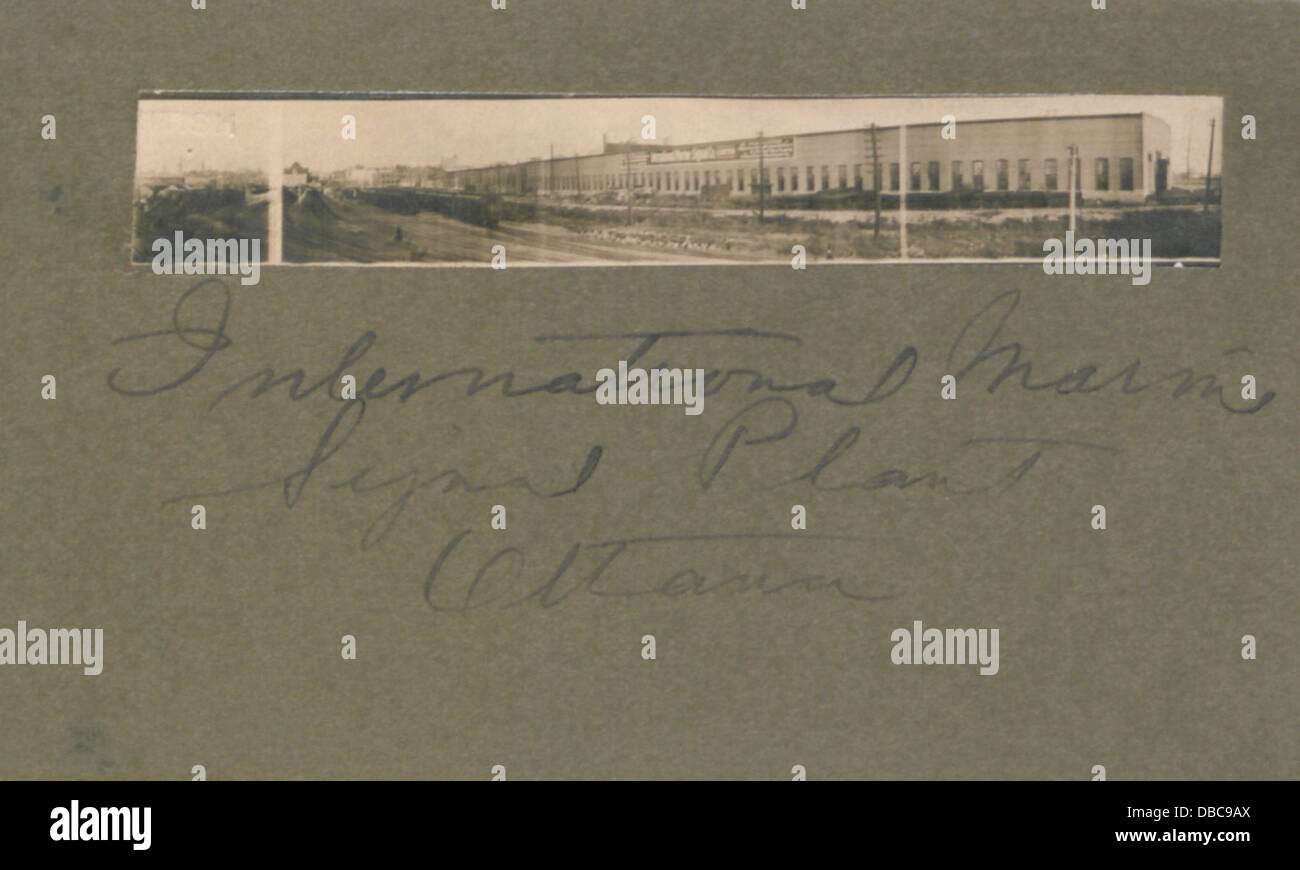 Questa immagine mostra l'International Marine Signal Plant, responsabile della comunicazione via segnali marittimi. L'impianto ha svolto un ruolo cruciale nel facilitare la comunicazione per le navi navali e commerciali, contribuendo alla sicurezza marittima. Foto Stock