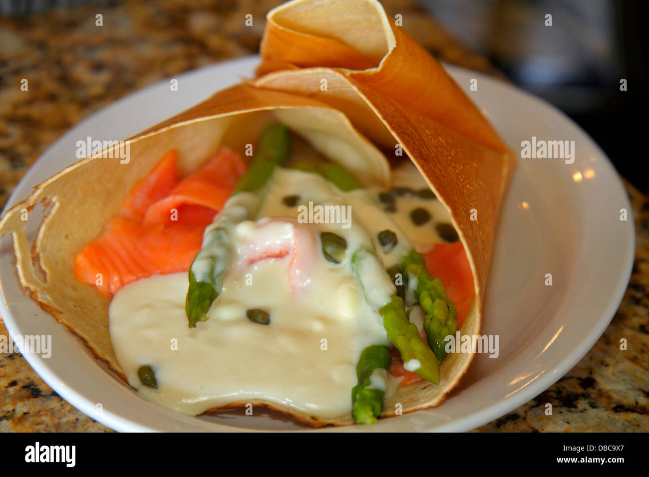 Fort ft. Lauderdale Florida, Las Olas Boulevard, la Bonne Crepe, ristorante ristoranti, cibo, caffè, cucina, cibo, interno, piatto, piatto, come Foto Stock Fort ft. Lauderdale Florida, Las Olas Boulevard, la Bonne Crepe, ristorante ristoranti, cibo, caffè, cucina, cibo, interno, piatto, piatto, come Foto Stock