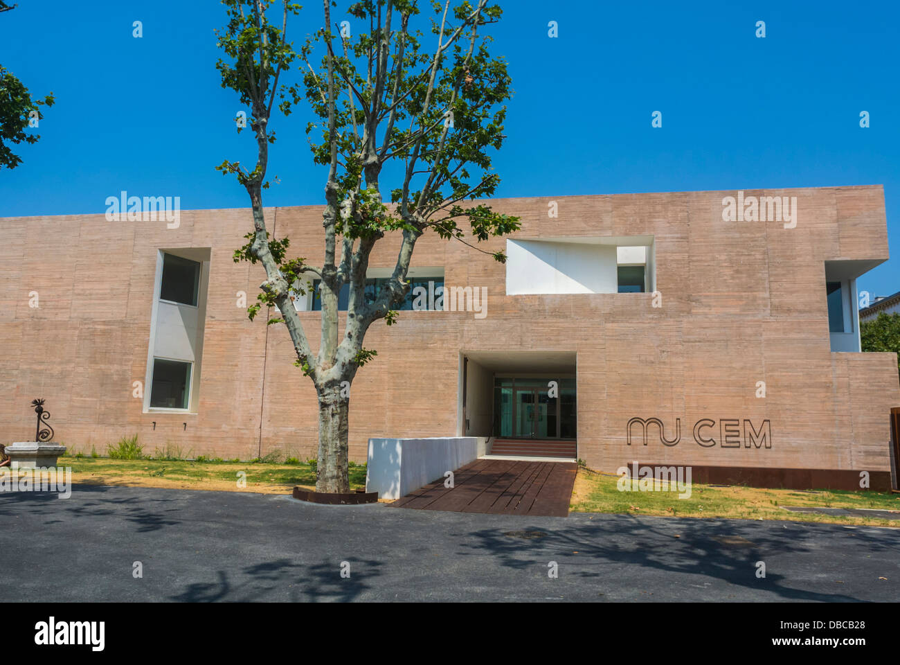 Marsiglia, Francia, Museo d'Arte moderna MUCEM, Archivio di Cultura Contemporanea (vicino a Friches, Belles de mai) ingresso, nuova costruzione Foto Stock