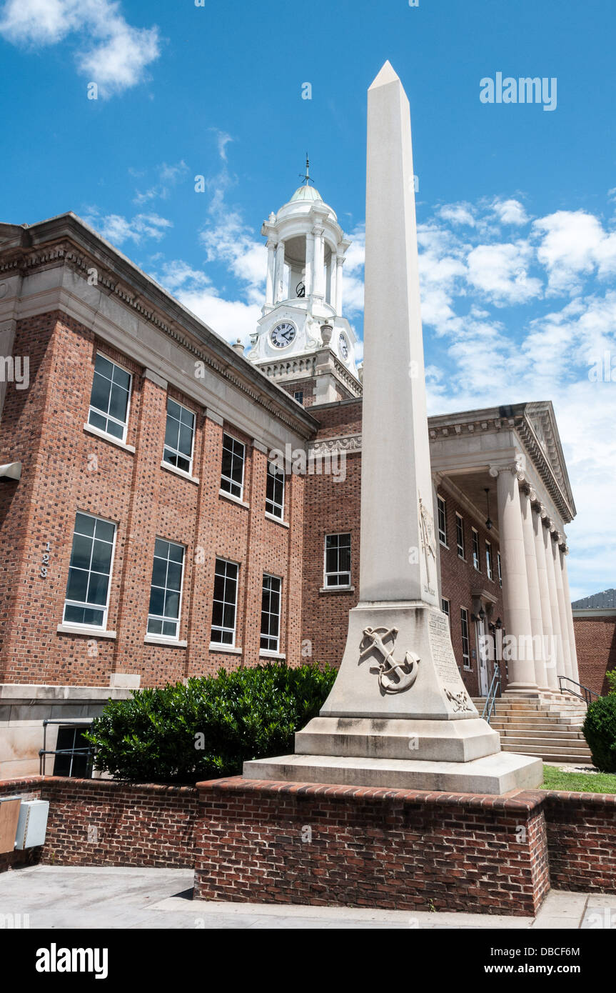 Bedford County Courthouse, Bedford, Virginia Foto Stock