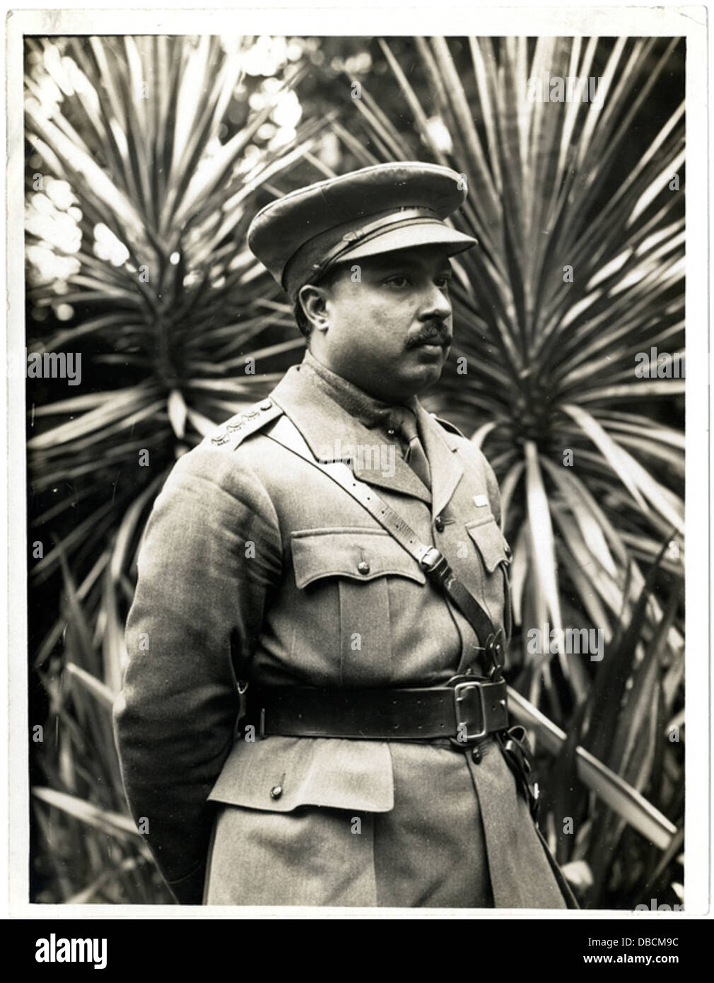 Una fotografia che mostra il Maharajah di Barwani in Francia, scattata a Merville. Questo cattura un momento notevole della visita del sovrano indiano in Francia. Foto Stock