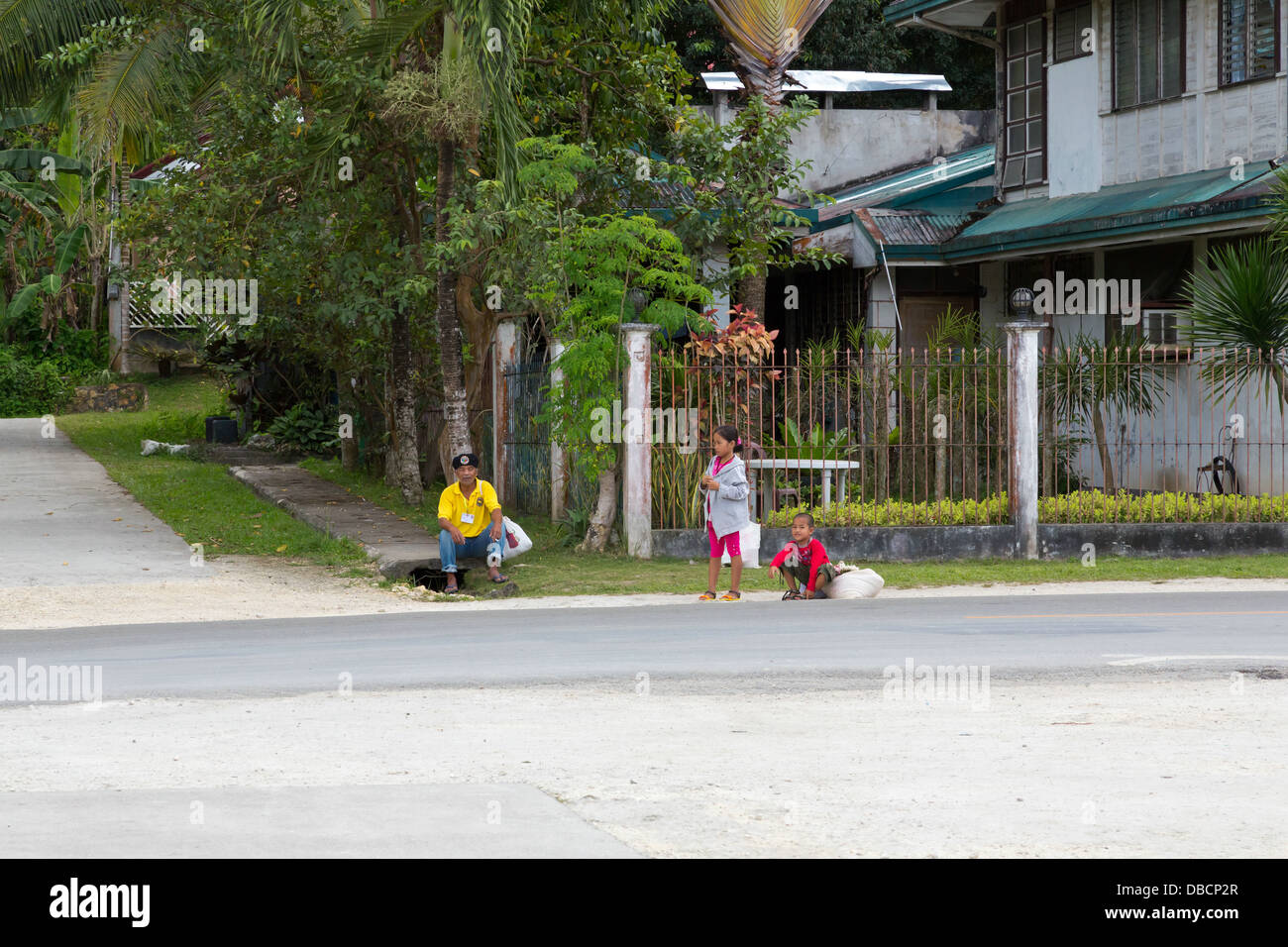 La vita di strada sulla isola di Bohol, Filippine Foto Stock
