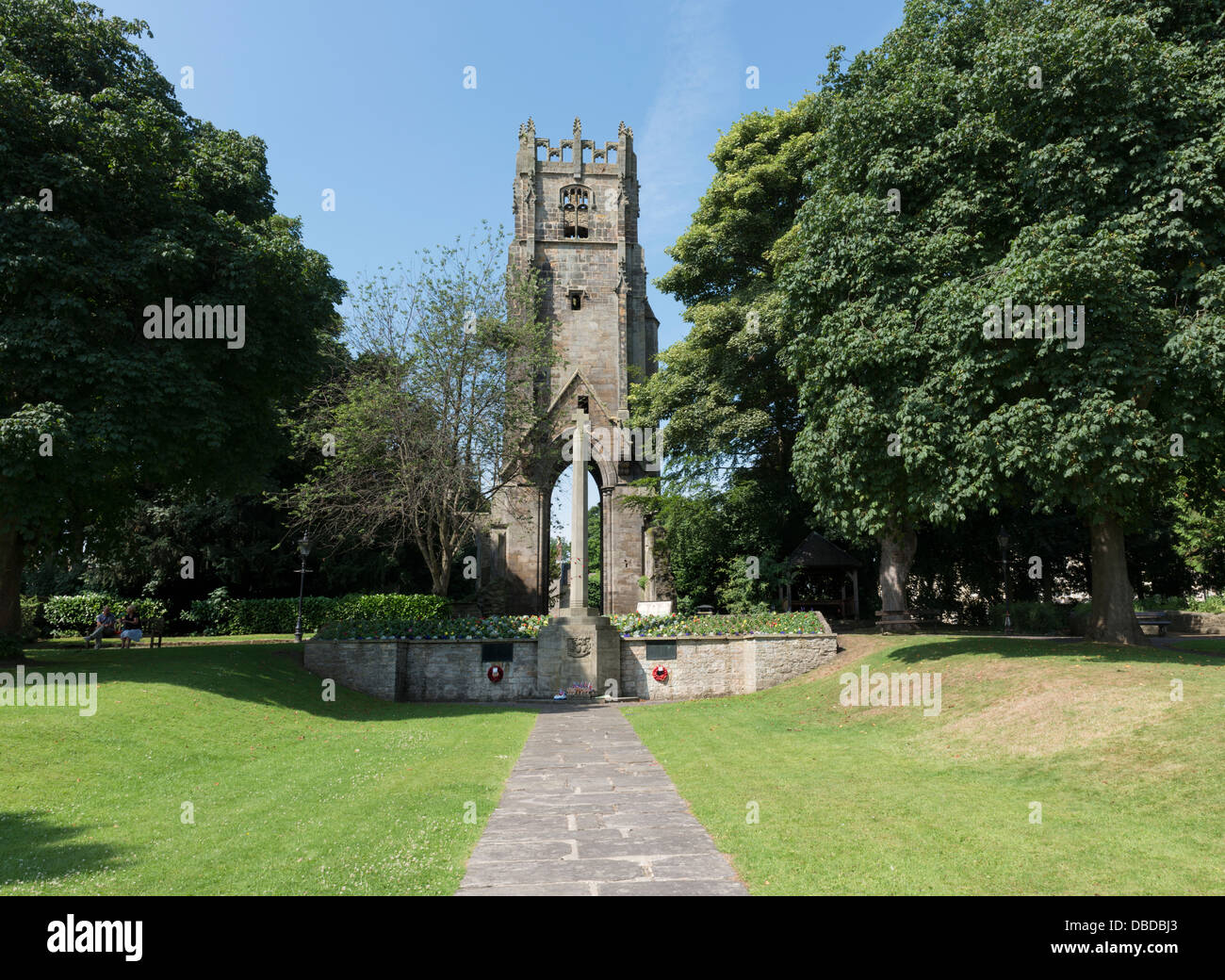 Torre del Convento e giardini Richmond Foto Stock