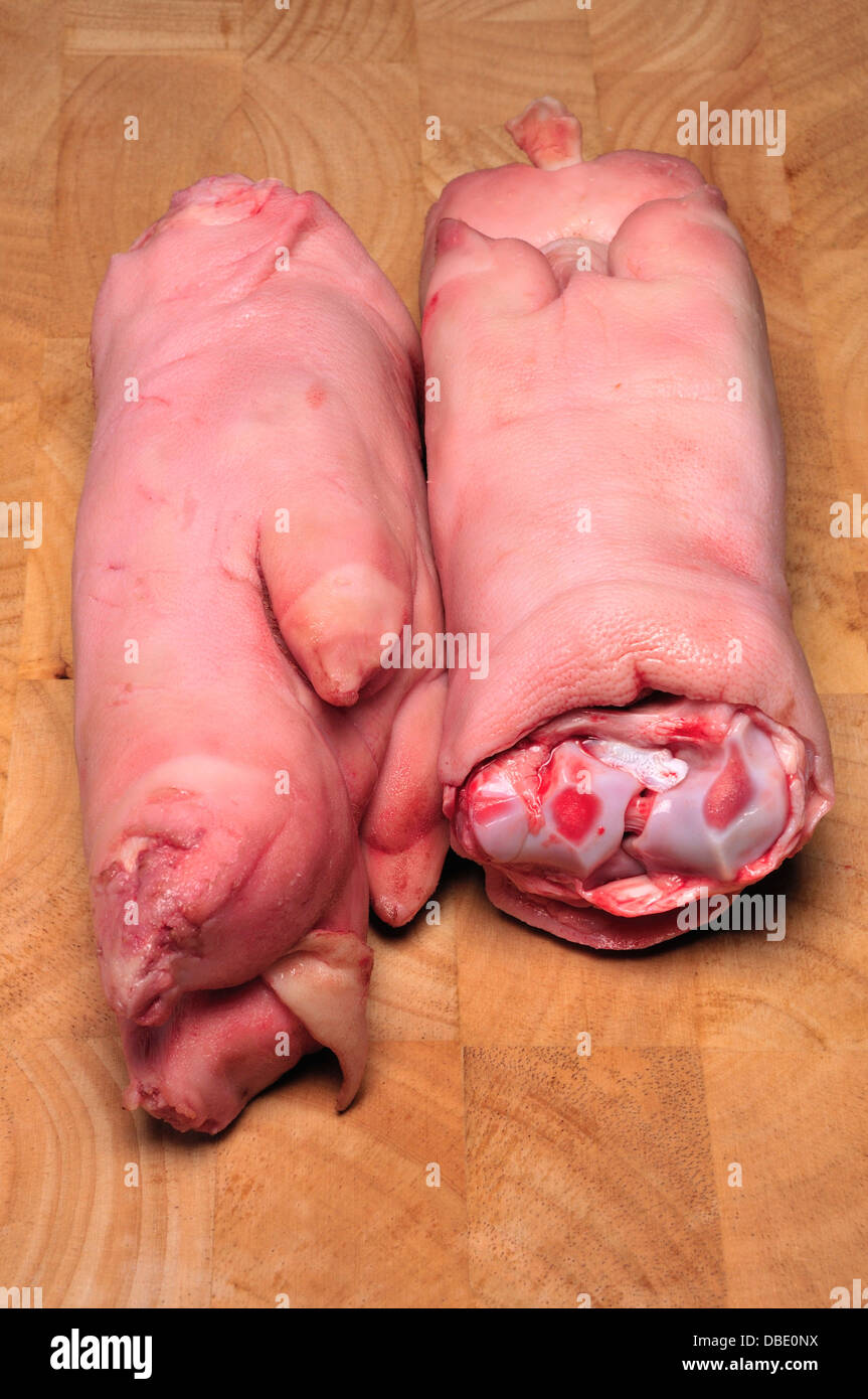 Del maiale zampetto (piedi) Foto Stock Del maiale zampetto (piedi) Foto Stock