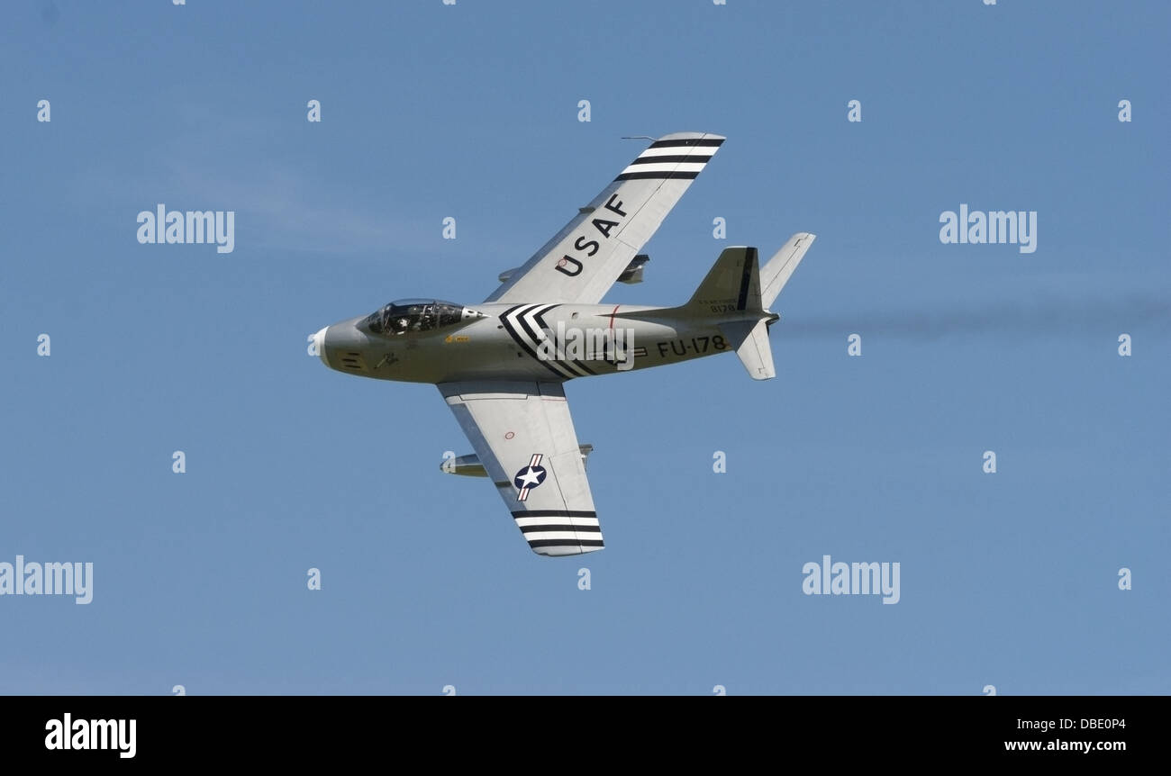 North American F-86 Sabre Foto Stock