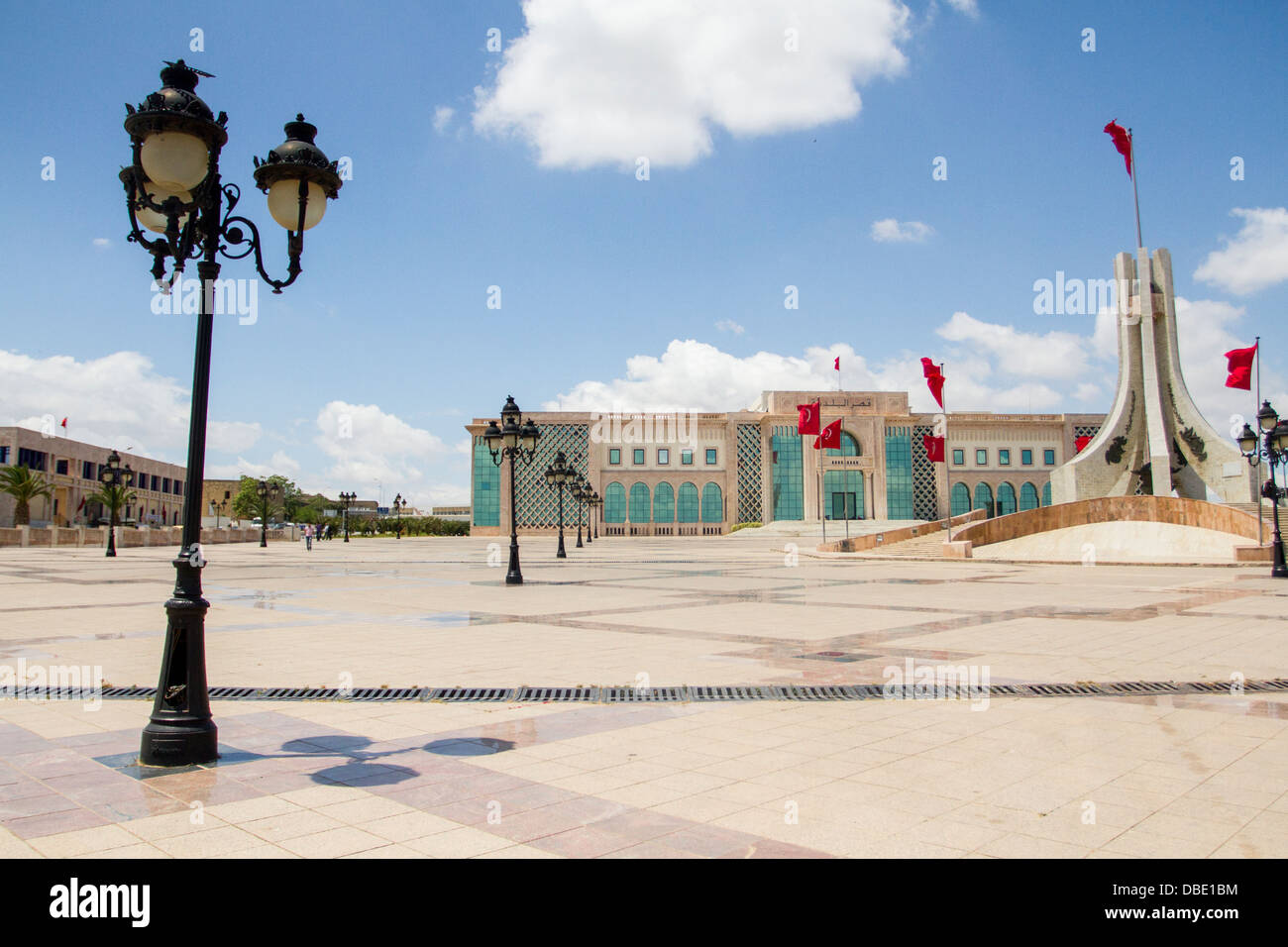 Memoriale ai martiri tunisino, Place de la Kasbah, Tunisi, Tunisia. Foto Stock