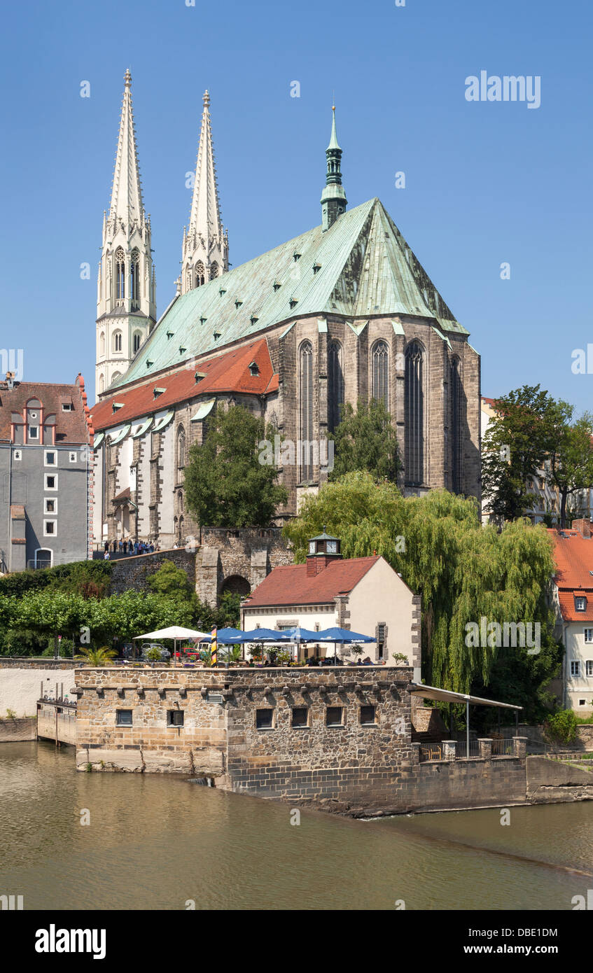 San Pietro e Paolo Chiesa, Goerlitz, Bassa Sassonia, Germania Foto Stock