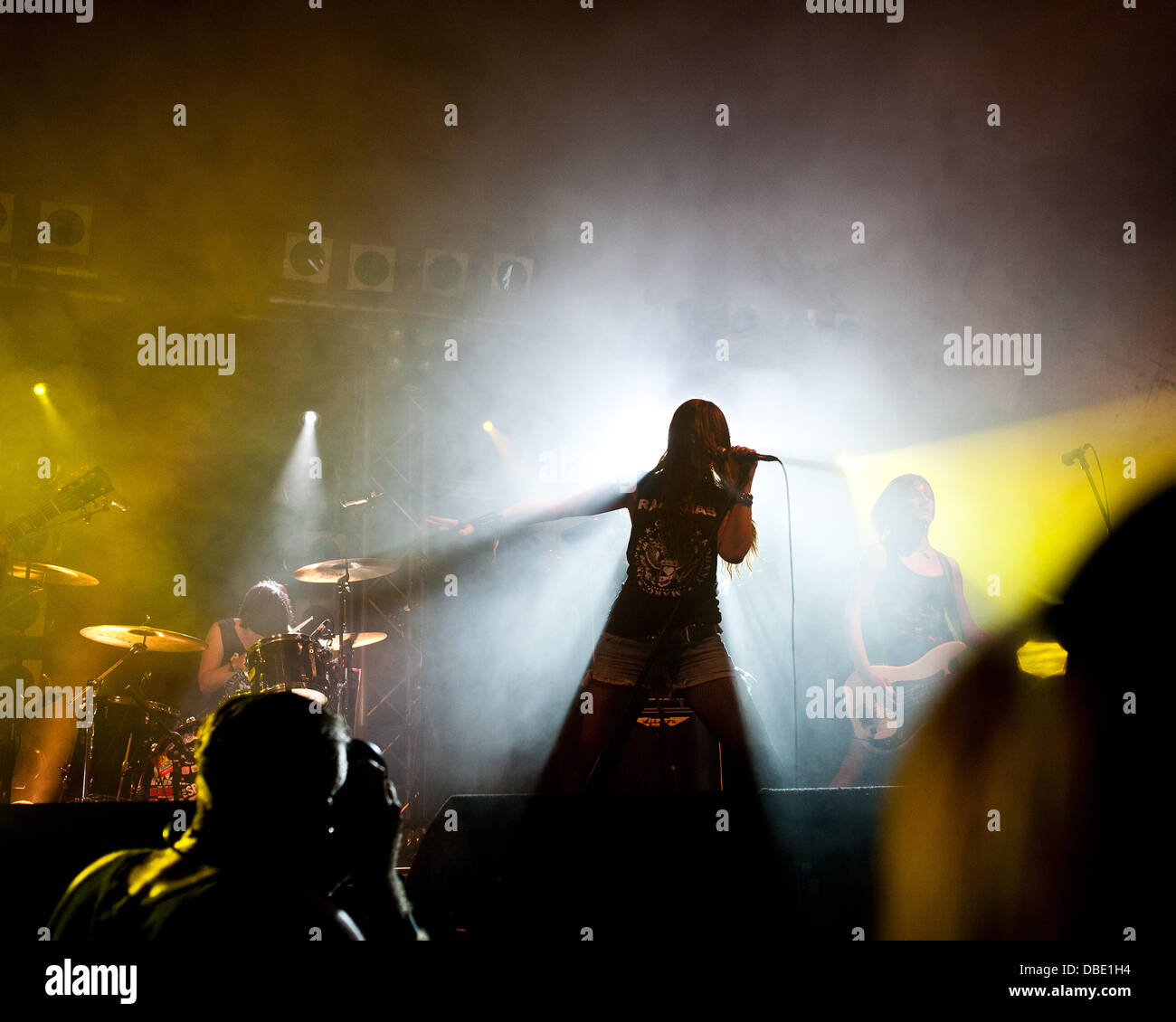 Dumfries, Scotland, Regno Unito. 28 Luglio, 2013. Festival Wickerman vende fuori per la prima volta nella sua storia.imposta da Primal Scream KT Turnstall e Amy Macdonald Credito: Kenny Ferguson/Alamy Live News Foto Stock