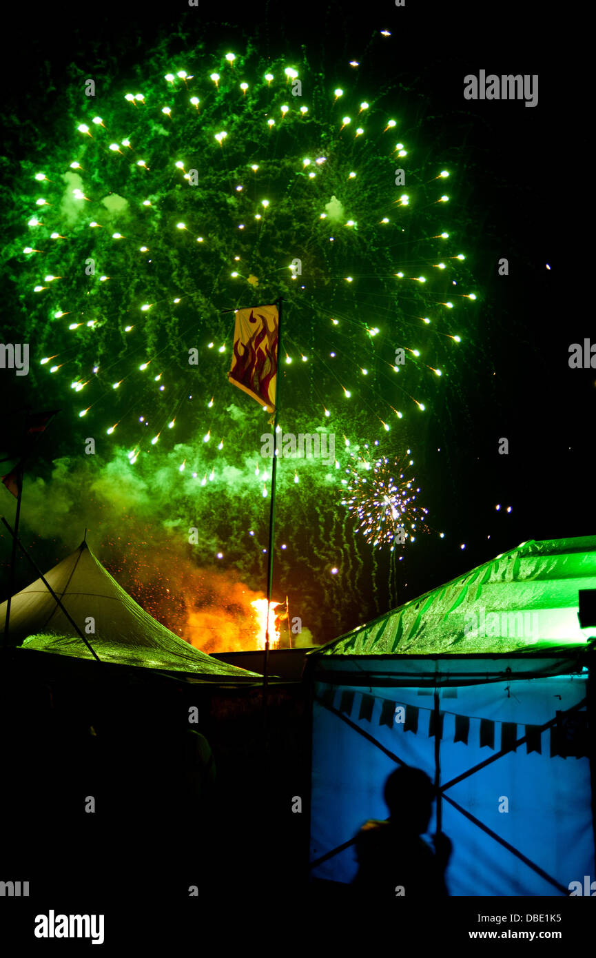 Dumfries, Scotland, Regno Unito. 28 Luglio, 2013. Festival Wickerman vende fuori per la prima volta nella sua storia.imposta da Primal Scream KT Turnstall e Amy Macdonald Credito: Kenny Ferguson/Alamy Live News Foto Stock