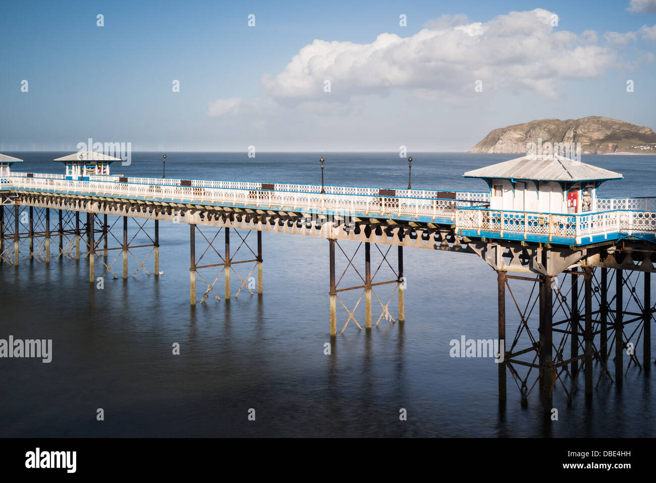 Llandudno pier Foto Stock