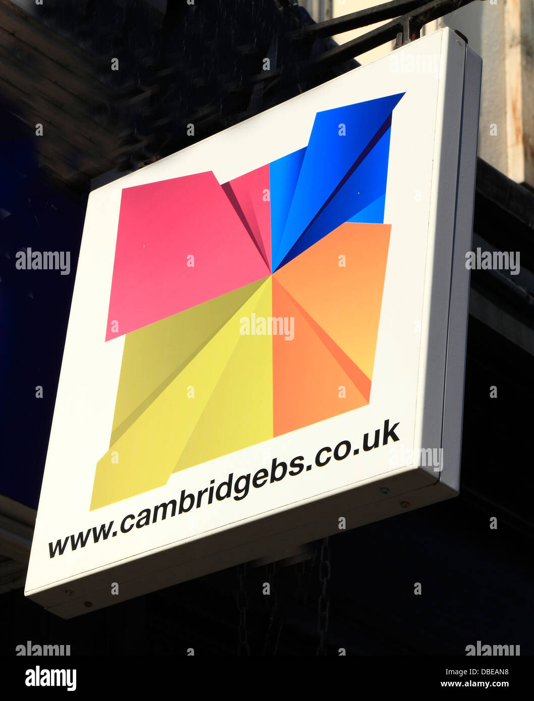 Cambridge Building Society, segno, segni di logo England Regno Unito socities Foto Stock