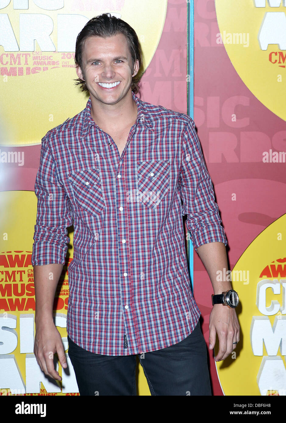 Dan Wheldon 2011 CMT Music Awards alla Bridgestone Arena di Nashville Tennessee - 08.06.11 Foto Stock