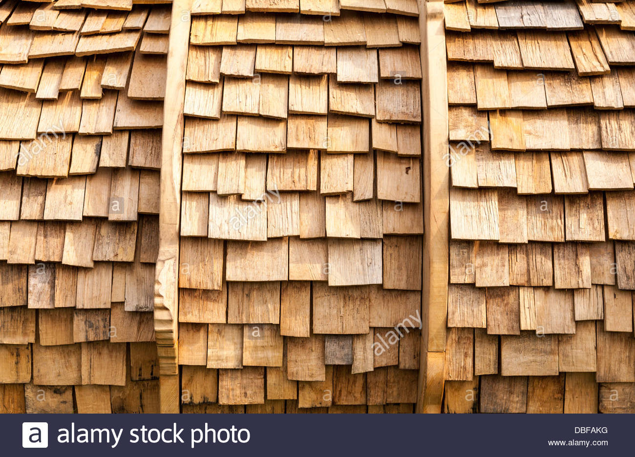 Le Scandole Di Legno Piastrelle Foto Stock Alamy