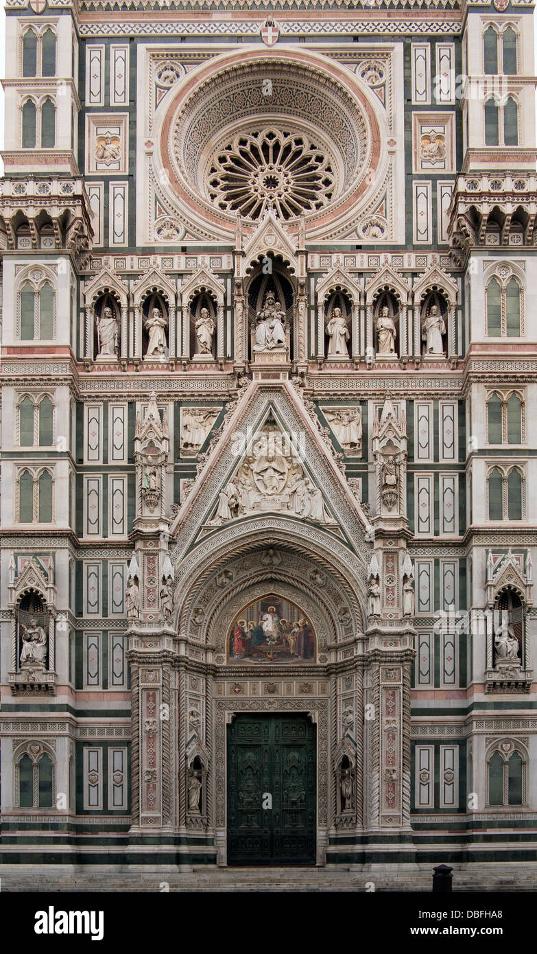 Dettaglio del Duomo Firenze Italia Foto Stock