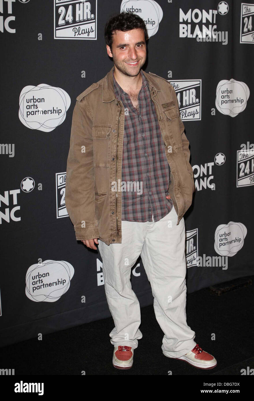 David Krumholtz Montblanc presenta West Coast del debutto del 24 ora riproduce tenutosi presso il Molo 59 studios di Santa Monica, California - 18.06.11 Foto Stock