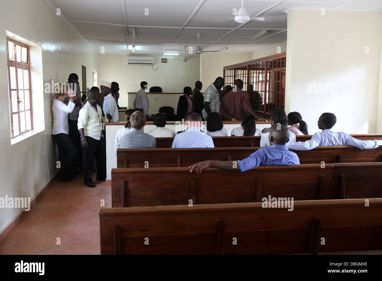 Shanzu Tribunali, Mombasa, in Kenya. Foto Stock