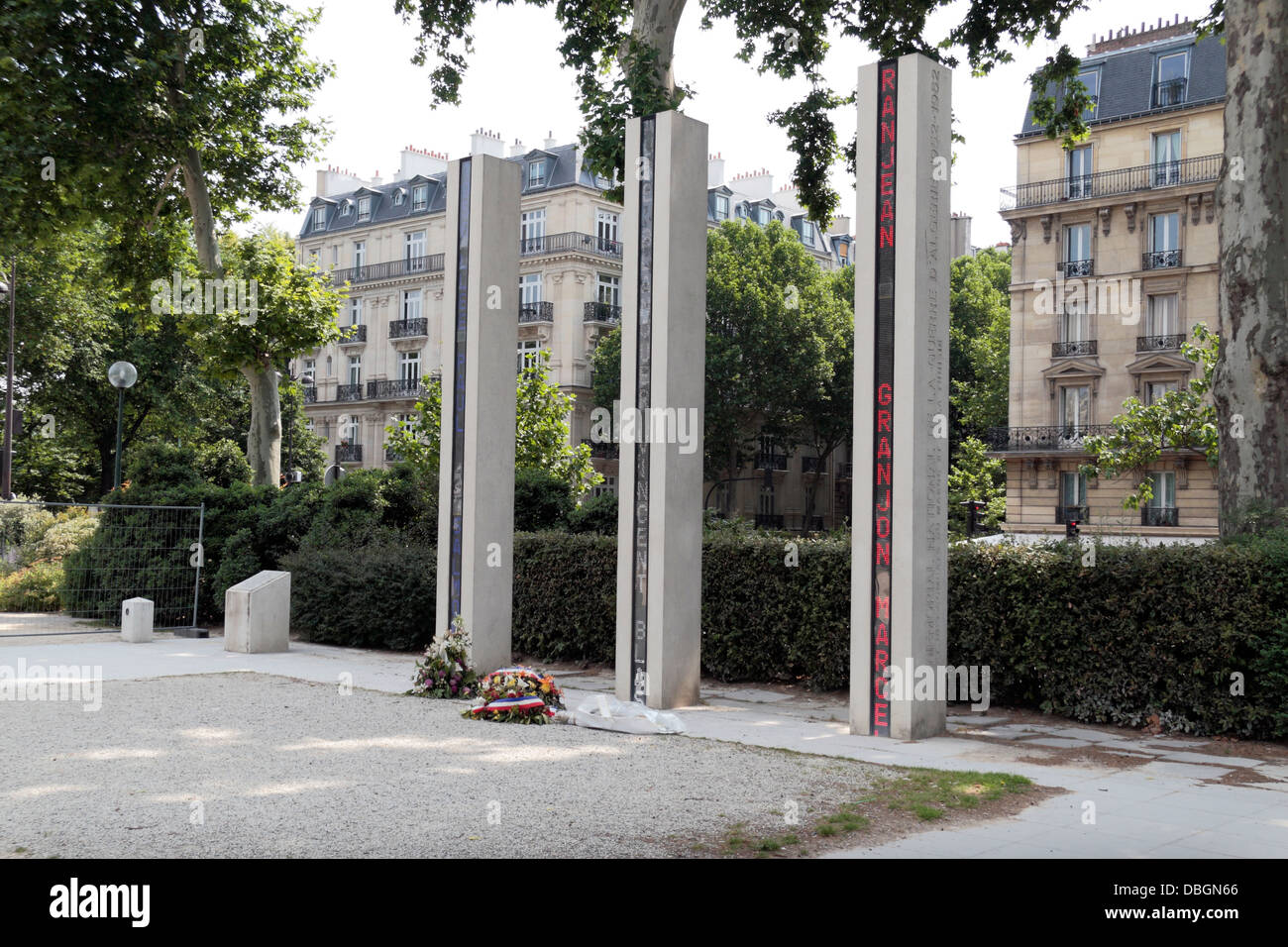 Le Mémorial national de la guerre d'Algérie et des combats du Maroc et de la Tunisie 1952-1982, Quai Branly, Parigi, Francia. Foto Stock