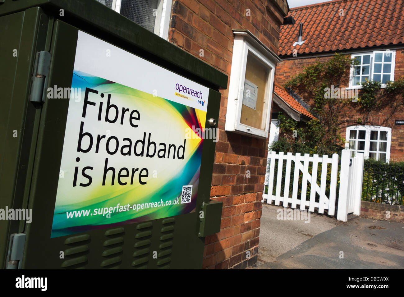 BT connessione di rete a banda larga nel Regno Unito Foto Stock