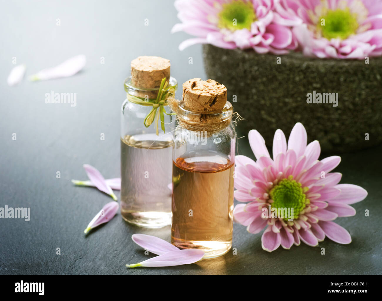 Spa olio essenziale. Aromaterapia Foto Stock