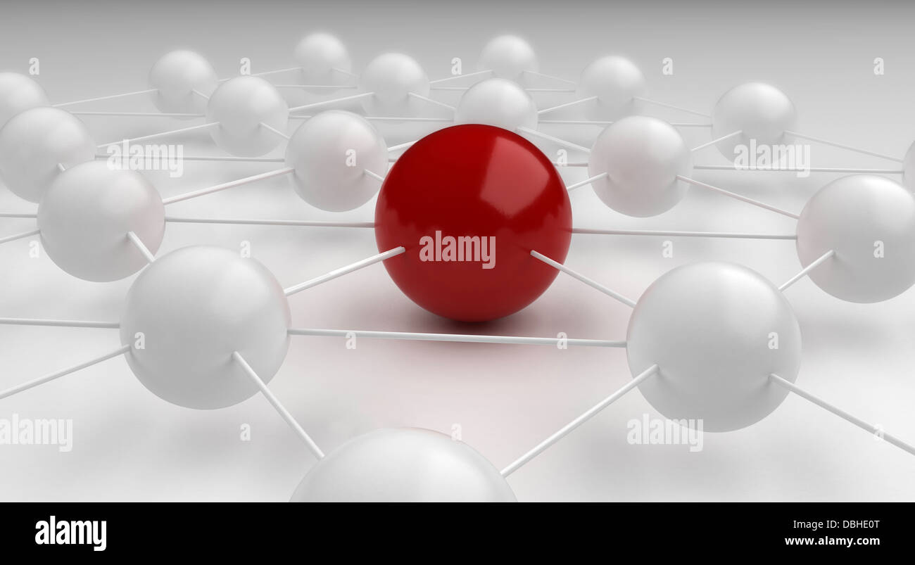 Comunicazioni globali sul livello di nano Foto Stock