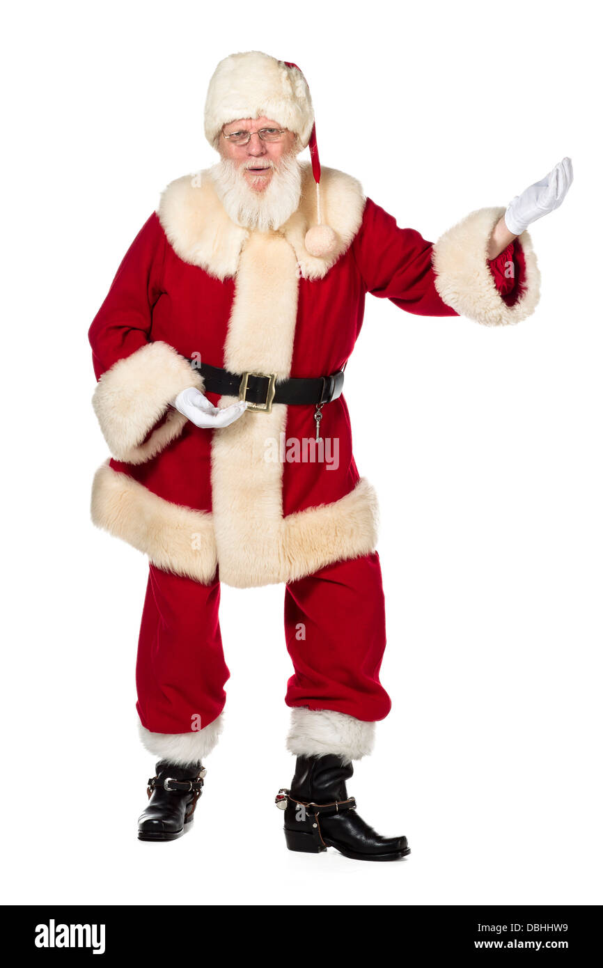 Immagine del padre santa dancing Foto Stock