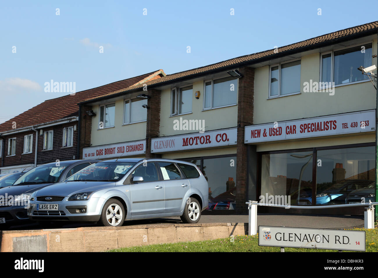 Auto nuove ed usate Showroom Glenavon Road Birmingham West Midlands England Foto Stock