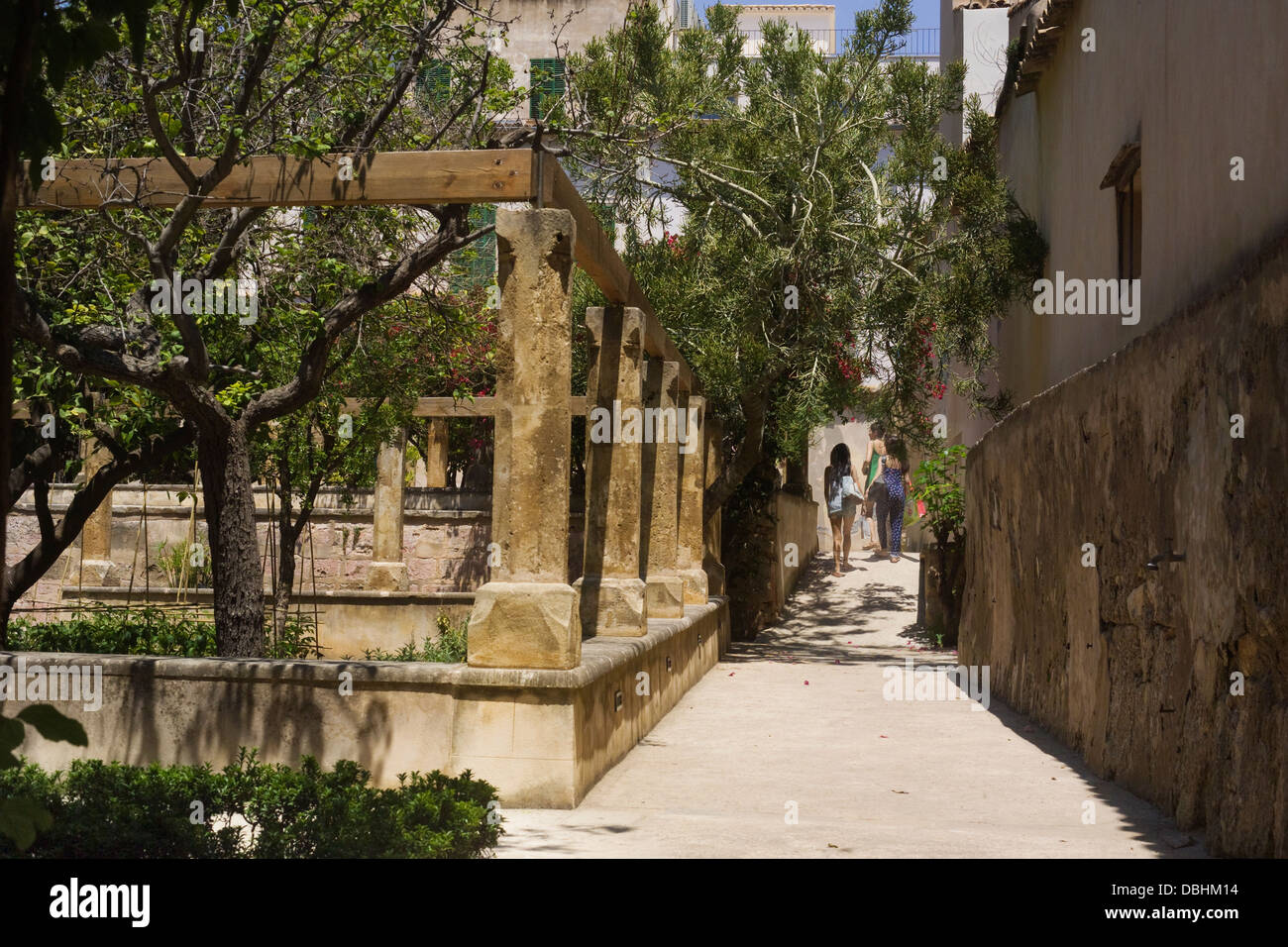 Il Vescovo di giardini in Palma de Mallorca, Spagna Foto Stock