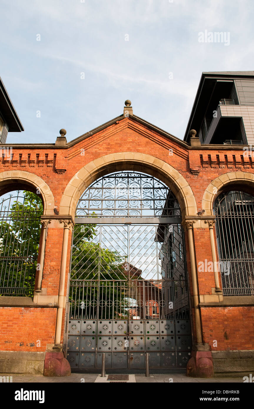 Il vecchio mercato del pesce edificio, Northern Quarter, Manchester, Regno Unito Foto Stock