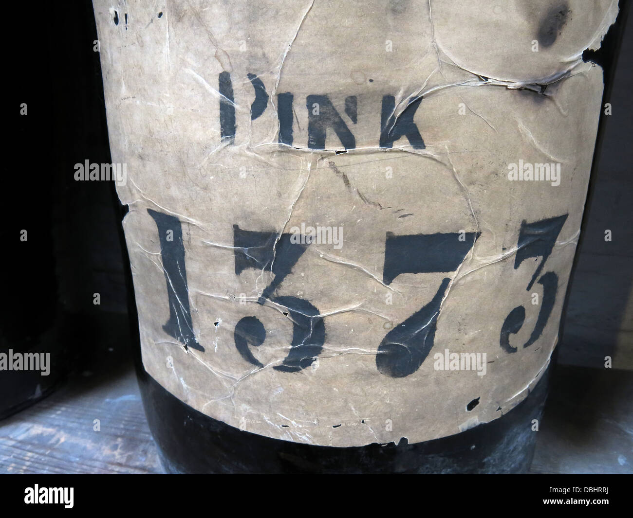 Una pentola unica di colore da Longton Stoke-On-Trent Gran Bretagna mostra potteries heritage presso il Gladstone Pottery Museum Foto Stock