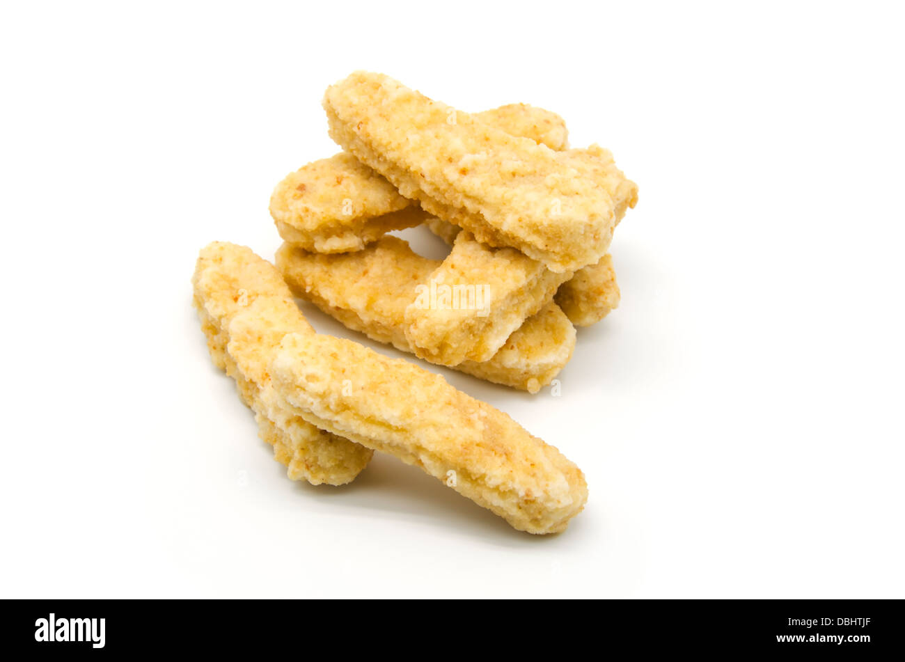 Pepite di pollo Foto Stock