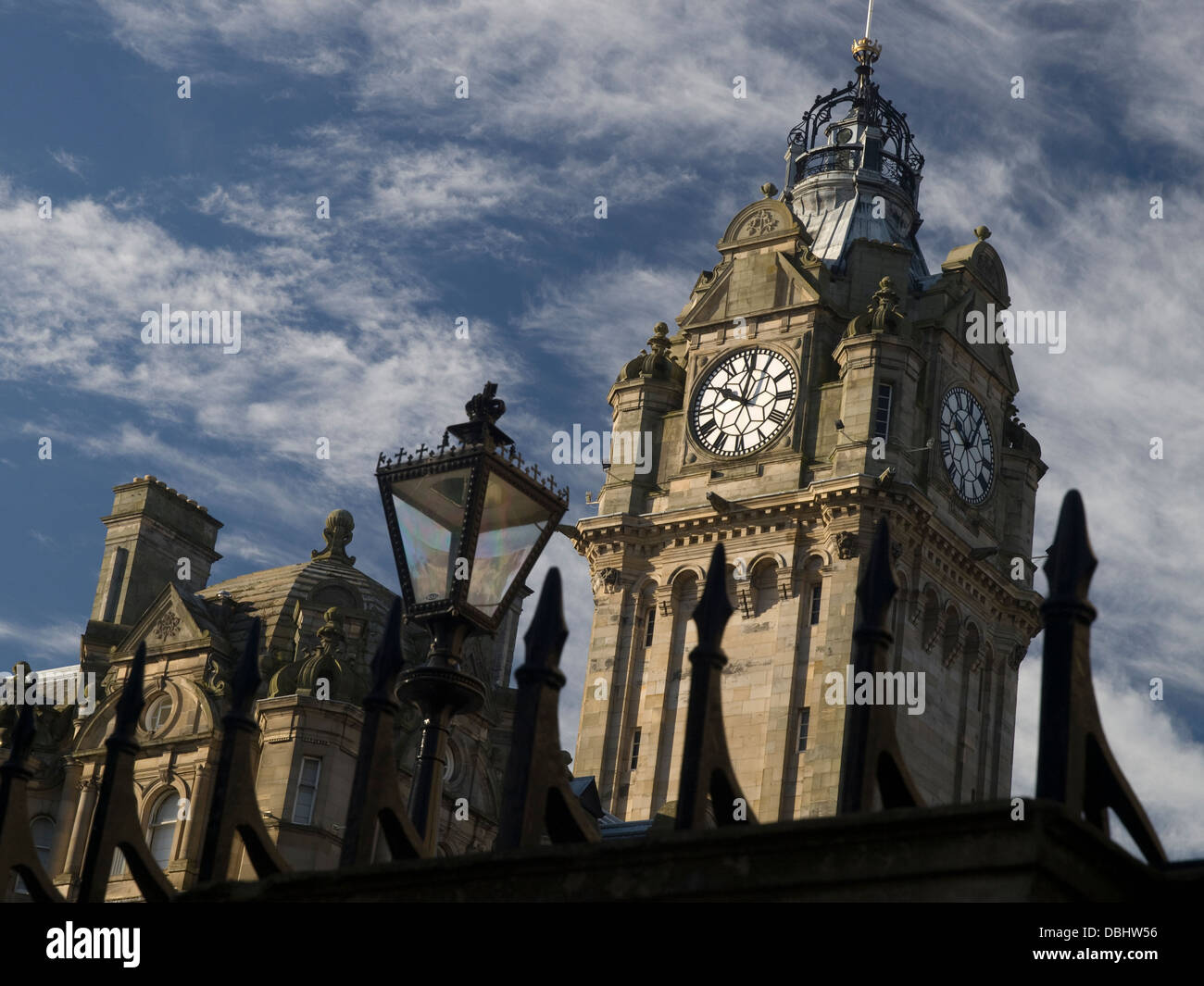 Balmoral Hotel Princes Street Edinburgh Foto Stock