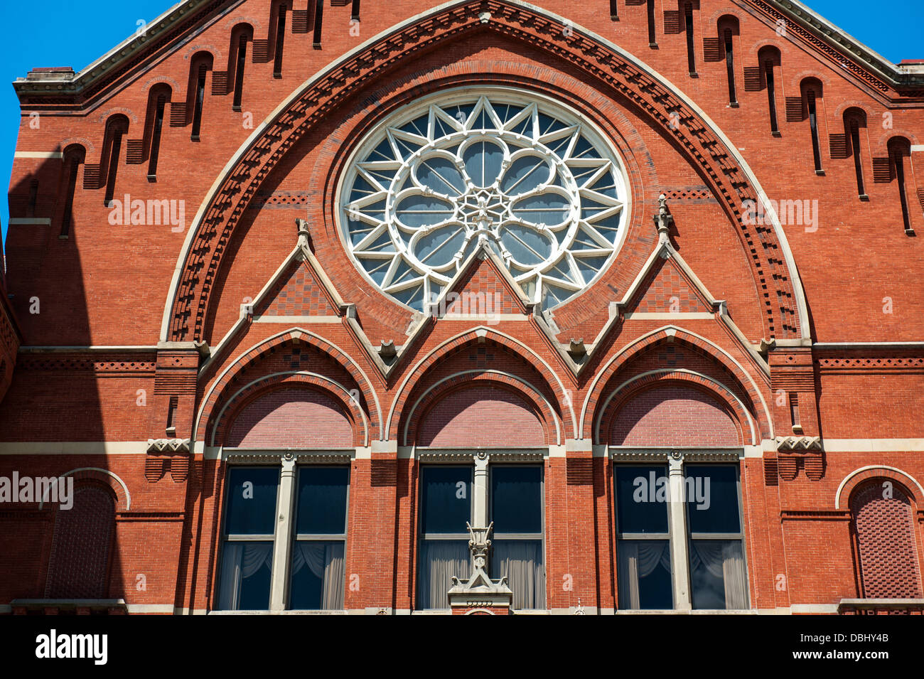 CINCINNATI - Luglio 12: un close-up di Cincinnati Music Hall di Cincinnati sulla luglio 12, 2013. Foto Stock