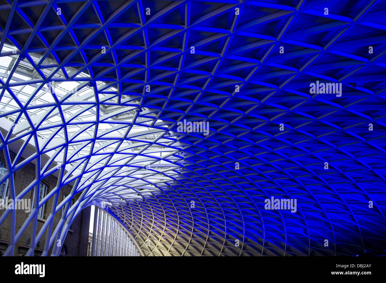 Kings Cross architettura moderna Foto Stock