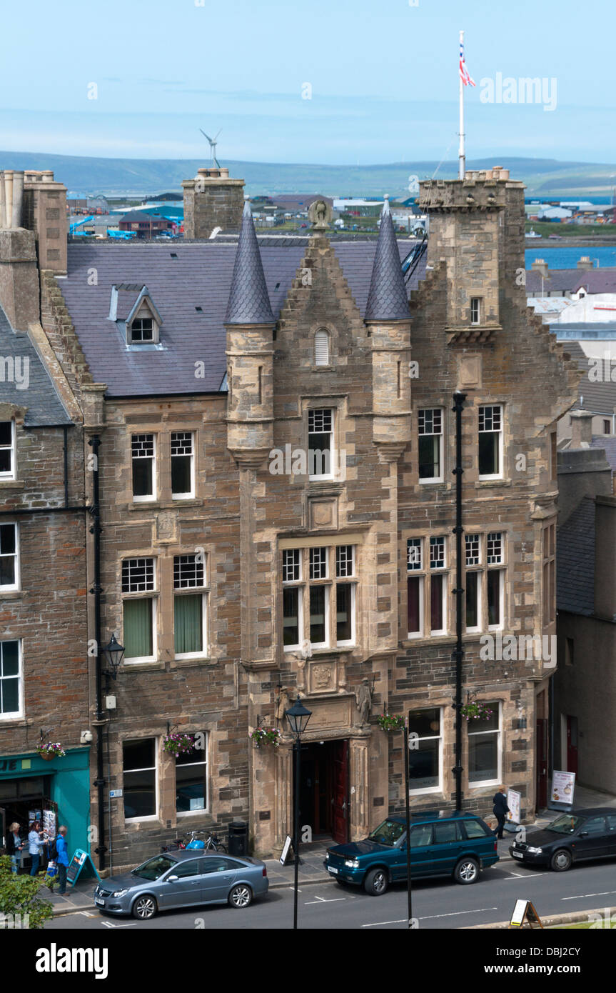 Kirkwall Town Hall e un centro comunitario, Orkney. Foto Stock