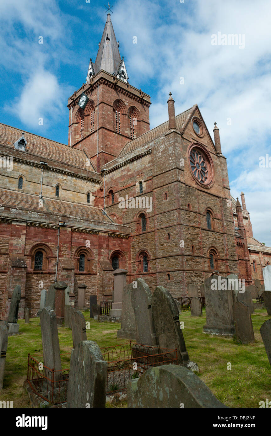 St Magnus Cathedral, Kirkwall, Orkney Foto Stock