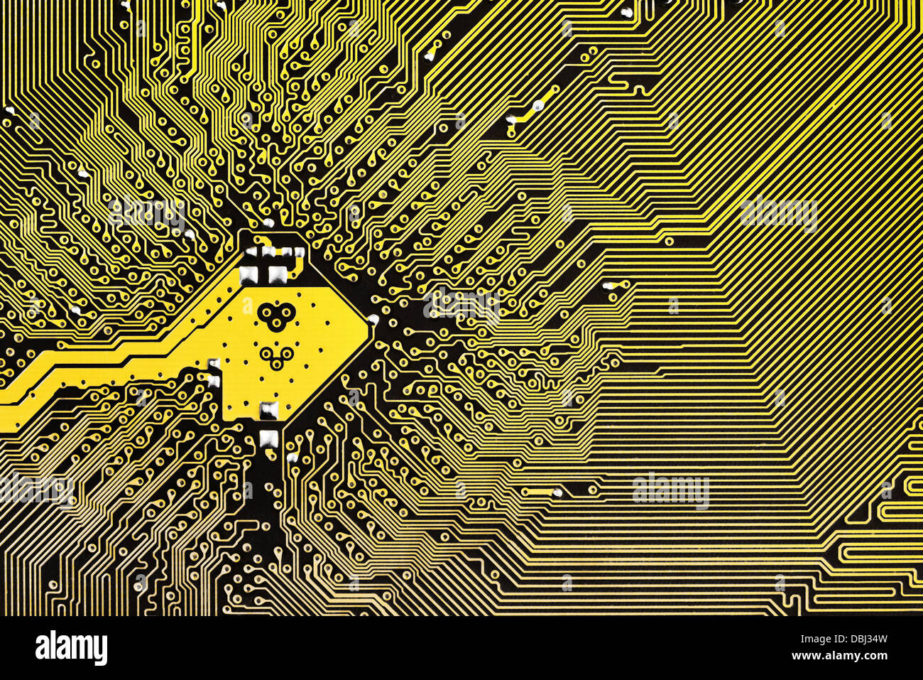 Circuito elettrico background close up Foto Stock