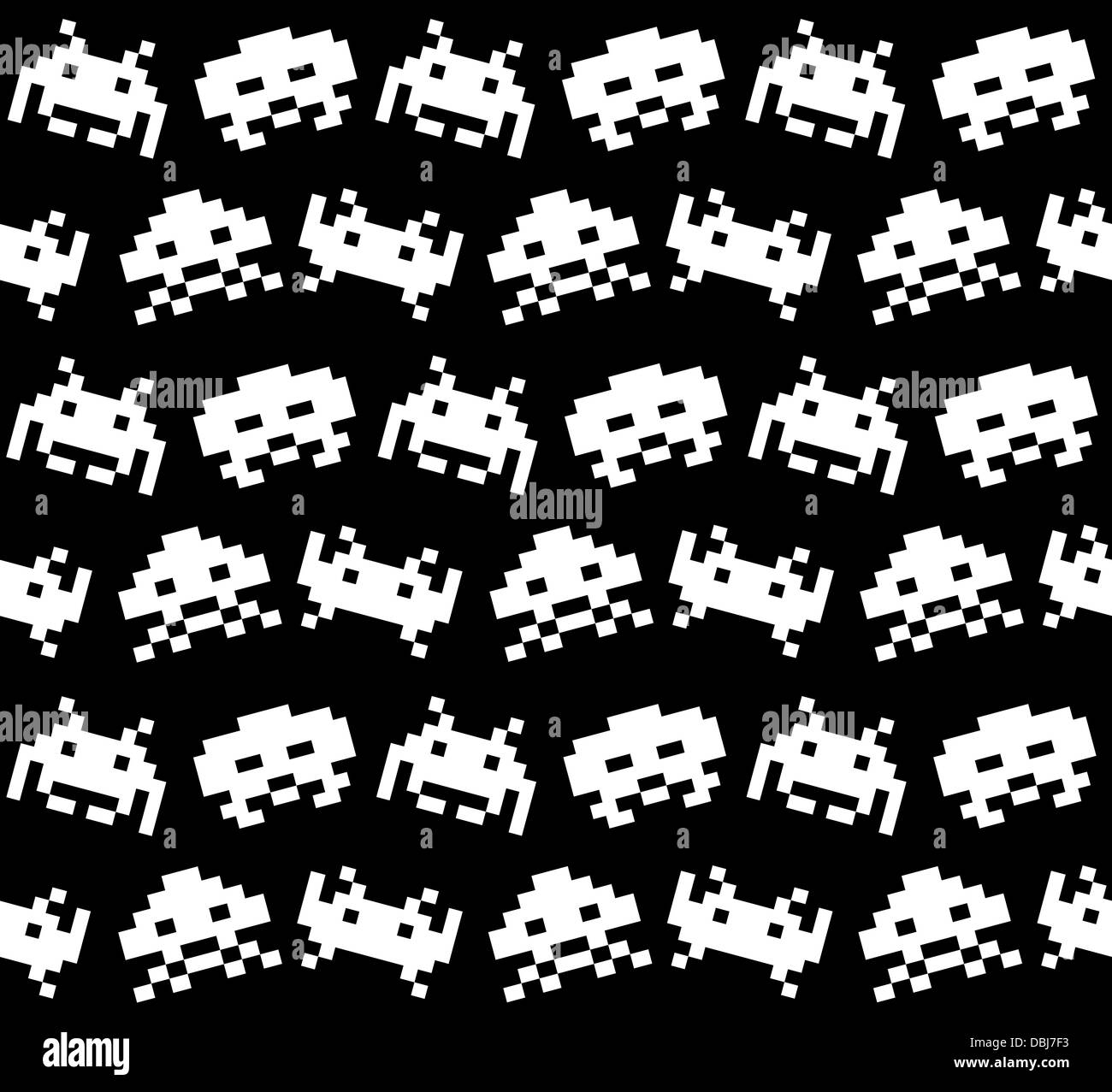 Gioco senza giunture sfondo carattere Foto Stock