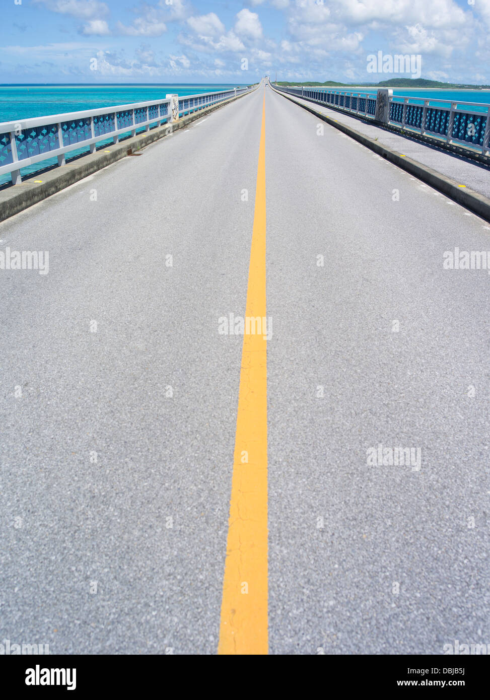 Ponte Ikema-Jima- Miyako isola, a Okinawa, Giappone Foto Stock