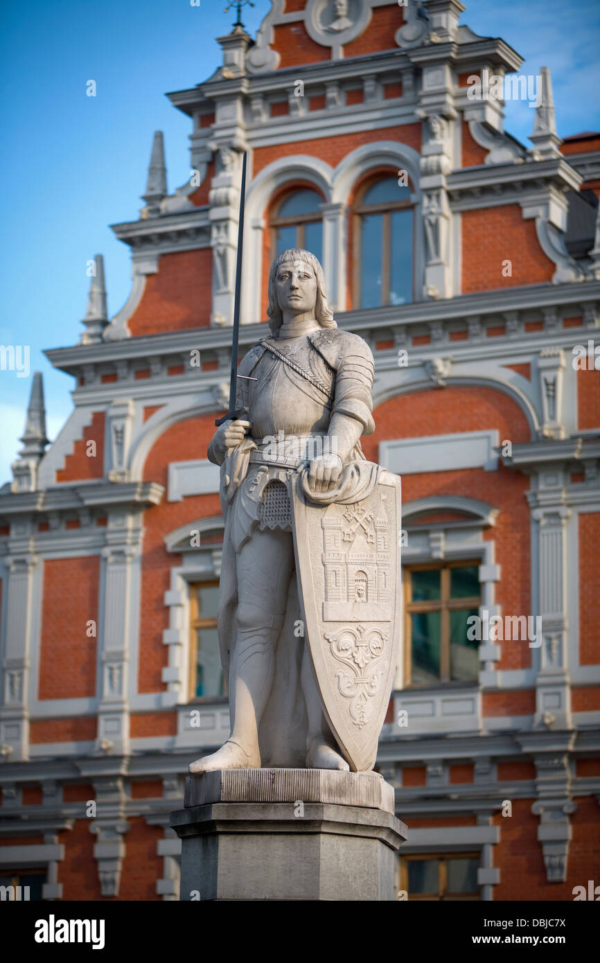 La Fraternità di punti neri Casa, Città Vecchia, Riga, Lettonia Foto Stock