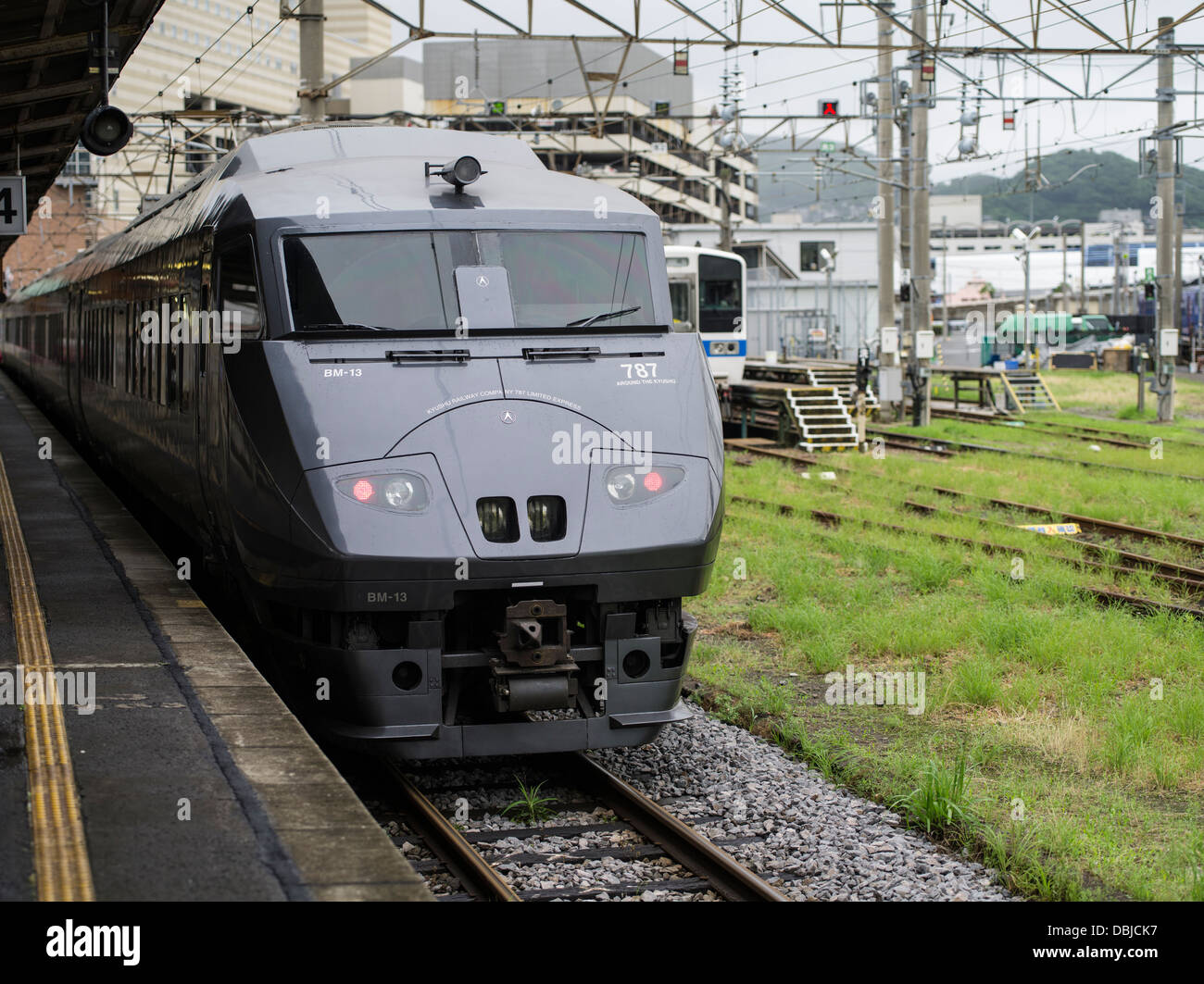 Kamome Treno Express da Fukuoka a Nagasaki Foto Stock