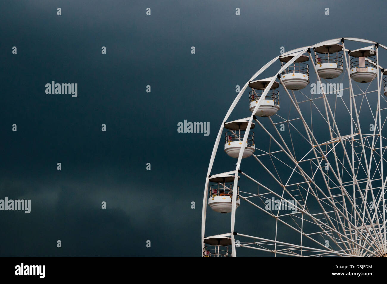 La BMW ruota panoramica Ferris a Silverstone Classic 2013 Foto Stock