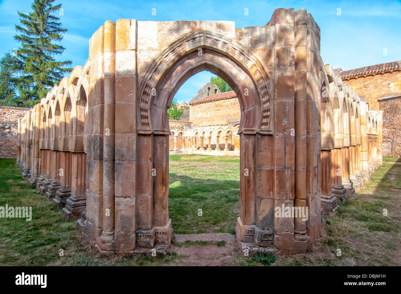Monastero di San Juan de Duero in Soria,Spagna Foto Stock