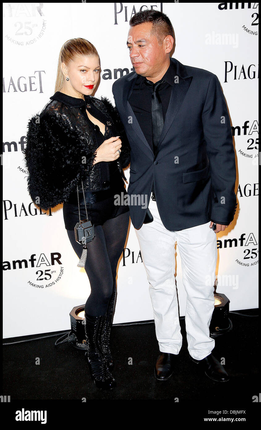 Fergie dei Black Eyed Peas, all'amfAR Inspiration Gala al Pavillon Gabriel Parigi, Francia - 23.06.11 Foto Stock