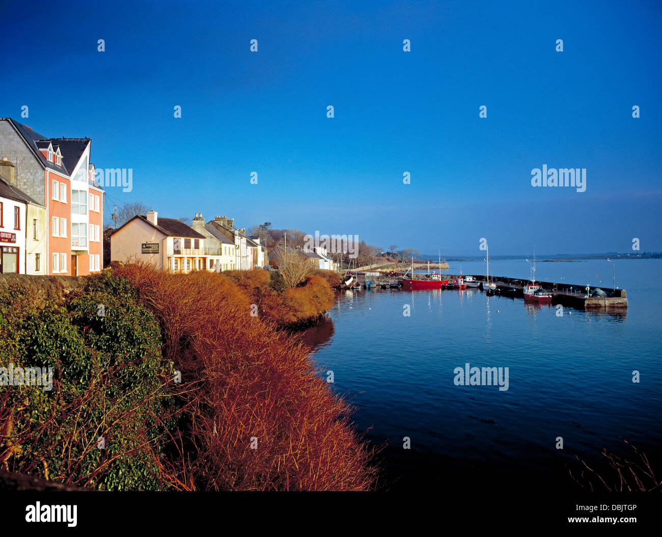 Roundstone Harbour, Connemara, nella contea di Galway, Irlanda Foto Stock