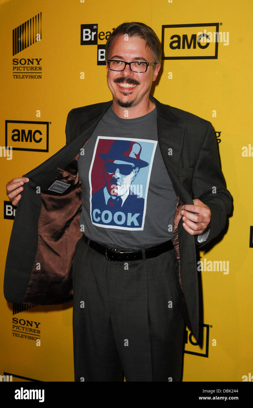 Vince Gilligan Premiere di 'rottura' cattiva stagione quattro detenuti presso il ristorante cinese 6 teatri di Los Angeles, California - 28.06.11 Foto Stock