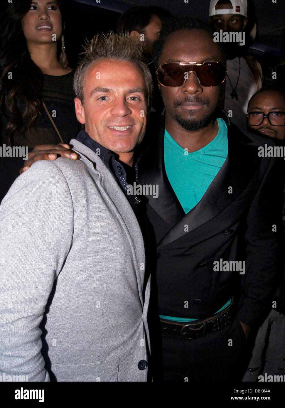 Will.i.am e Julian Bennett celebrità party a Merah club di Londra - Inghilterra - 01.07.11 Foto Stock