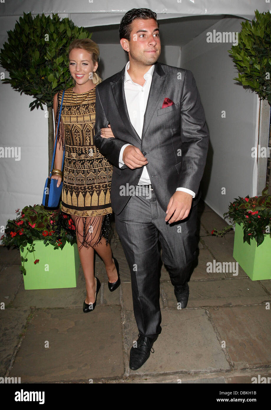 James Argent e Lydia Rose luminose AKA Lydia luminose Foto Stock