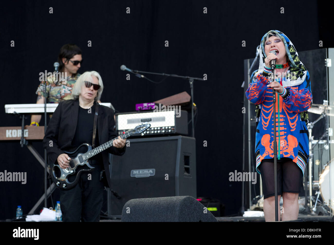 Deborah Harry, aka Debbie Harry, di Blondie Festival Optimus viva in Alges - Giorno 1 ALGES, Portogallo - 06.07.11 Foto Stock
