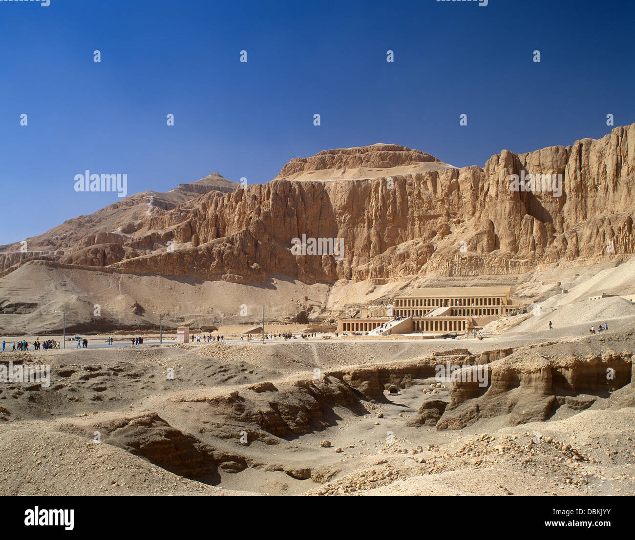 Tempio della Regina Hatshepsut, Deir el-Bahari Luxor Egitto Foto Stock